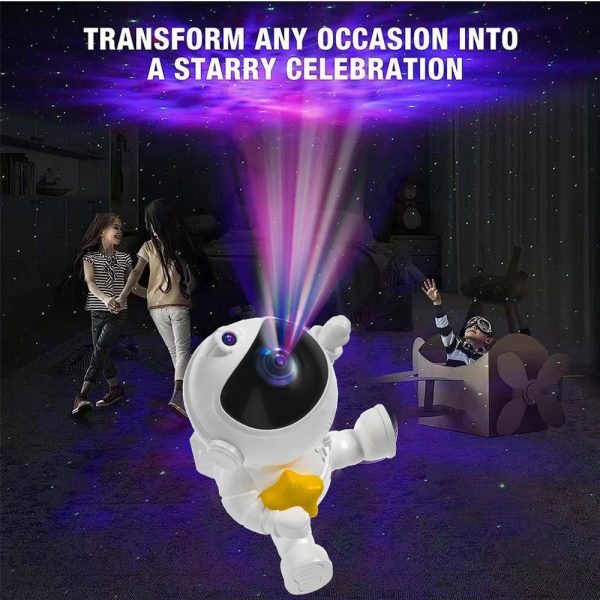 Astronaut Galaxy Projector Night Light with Remote Control(Pentagram) Online Hot Sale