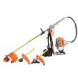 MTM 62CC Line Trimmer Backpack Brush Cutter Whipper Snipper Combo Multitool For Discount