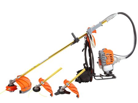 MTM 62CC Line Trimmer Backpack Brush Cutter Whipper Snipper Combo Multitool For Discount