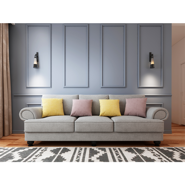 The Cloud Nine 3-Seater Sofa Grey Online