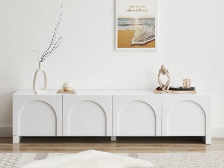 Dome White TV Unit Online