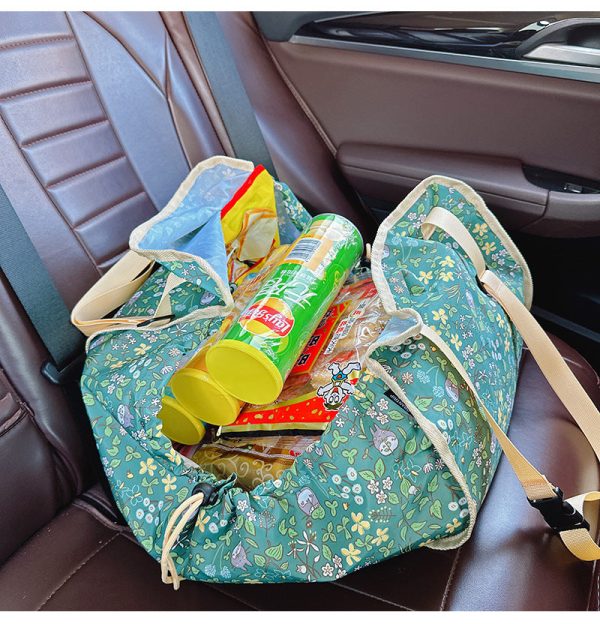 Nevy Blue Car Back Seat Organizer Hammock - Portable Storage Solution Online now