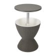 Taupe Ice Bucket Table Online Sale