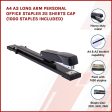 A4 A3 Long Arm Personal Office Stapler 25 sheets CAP (1000 staples included) For Cheap