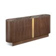 Buffet MDF Melamine Interior Storage In Dark Walnut colour For Cheap