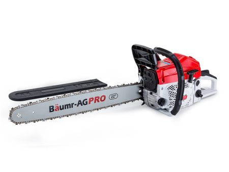 BAUMR-AG Commercial Petrol Chainsaw E-Start 22  Bar Chain Saw Tree Pruning Top Handle Cheap