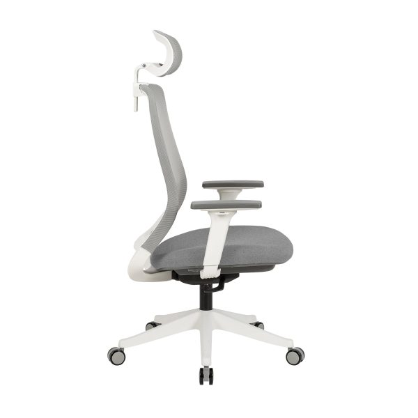 Carlie High Back Molded Foam Seat Ergonomic Office Chair In Grey Cheap