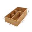 Bamboo Storage Box with 4 Slots Supply