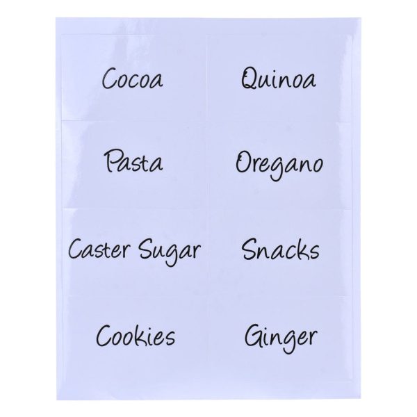 Cook Easy 40pc Pantry Label Stickers Online now