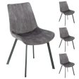 Sloane Fabric Dining Chairs (Set of 4) - Grey Online